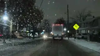#WoodBridge to #carteret , #newjersey  #2025 #snow #snowfall #NJ #