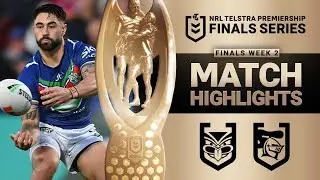 NRL Highlights | NRL 2023 | Warriors v Knights | Match Highlights