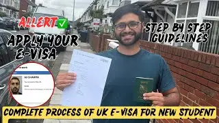 Alert ✅ | Step by step guidelines for UK 🇬🇧 E-Visa for January intake students | Apply for E-Visa UK