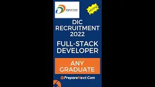 Full-stack developer | Digital India Corporation Recruitment 2022 | Delhi