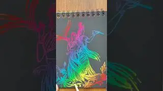 Magical scratch book 💫#shorts #krishna #radhakrishna
