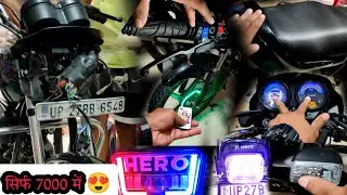 Simple Modification in Hero Splendor Bs6 modified splendor 🔥 cheap modified splendor 😘