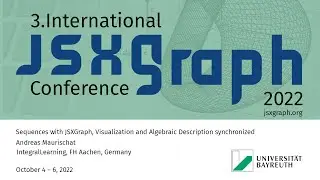 Sequences with JSXGraph, Visualization and Algebraic Description synchronized