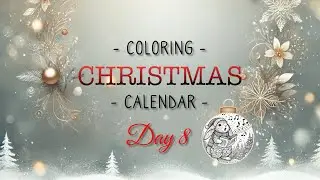 Coloring Christmas Calendar | Day 8 - A Bunny&rsquo;s Caroling Adventure
