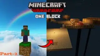 surviving one block in hardcore like mode in minecraft pt. 2