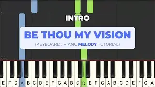 Be Thou My Vision | Easy to follow keyboard / piano tutorial | Worship Keyboard Lesson