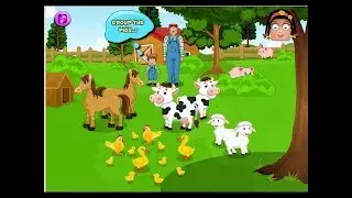 Animals care games: Zoe's Day At Farm episode 1 - Fun creative games for kids, animation games