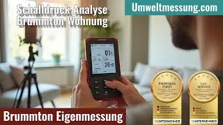 Schalldruck Analyse Brummton Wohnung