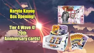 I opened a Naruto Kayou - Tier 4: Wave 4 20th Anniversary Booster Box!  Special PR card inside!