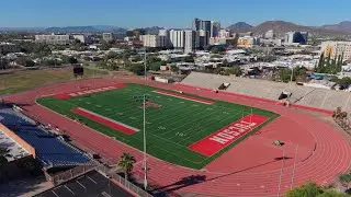 Tucson, Arizona Gridley Stadium Football Field | Southwest Drone Tech | Arizona Sports Video
