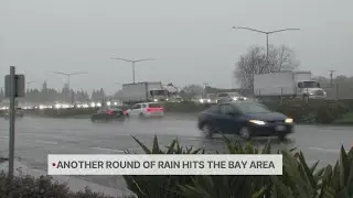 Another round of rain hits the Bay Area Tuesday