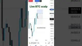 💸  BITCOIN SCALP WENT WELL  💸 #scalping #crypto #bitcoin