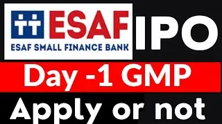 ESAF small finance bank ipo | ESAF bank ipo | ESAF bank ipo GMP | ESAF bank details