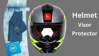 Universal Helmet Visor Protector | Fit For All Brand Helmets | Water Repellent | Scratch Resistant