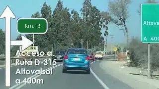 Chile Via Panamericana : Ruta 41.- La Serena a Vicu&ntilde;a
