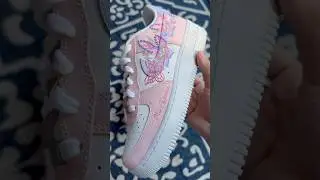 Mis Quince Kickz #art #customshoes #fyp #nikeshoes #nike #princess #quincea&ntilde;era #cute #moekickz