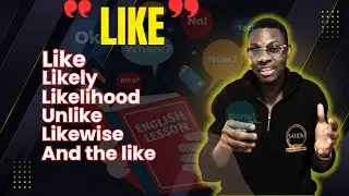 Men diferan fason w ka itilize Mo &ldquo;LIKE&rdquo; an Angl&egrave; || Share&Subscribe please