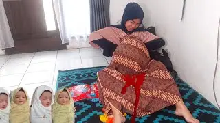 KAGET IBU HAMIL TIUP BALON TIBA2 KONTRAKSI SAMPAI MELAHIRKAN SENDIRI