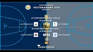 Матчи 28.12.2025 Кубок Молдовы VICTORIABANK 2025, Финал. (мужчины)