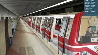 Calatorie cu metrou IVA pe M1 in trainz 2009 (P.Unirii-Crangasi)