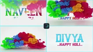 Holi Name Art Video editing in Alight Motion Video Editing #alightmotion #holi #holifestival