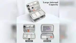Review: FYY Electronic Organizer, Travel Cable Organizer Bag Pouch Electronic Accessories Carr...