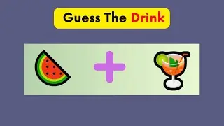 🌈 Quench Your Knowledge: Guess the Emoji Drink!