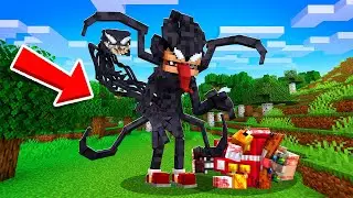 Virei o SONIC e FUI POSSUIDO pelo VENOM SIMBIONTE no MINECRAFT