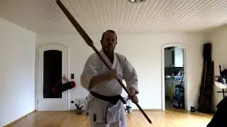 Tsuken Sunakake no Kon (Tsuken's techniques of the paddle and flipping sand)