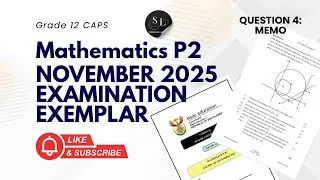 Grade 12 Mathematics | Final Exam Paper of 2025 | Question  4 Exemplar | ANALYTICAL GEOMETRY 