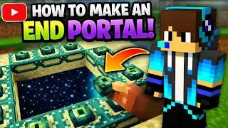 Como fazer um portal do the end no Minecraft!! #minecraft 