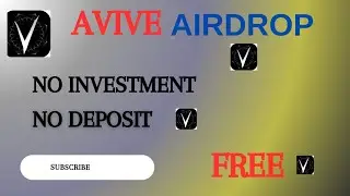 No deposit: Claim free avive airdrop and free btc