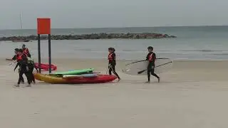טיול בחוף הים של נתניה ביום חורף - יום חמישי 22 בינואר 2026