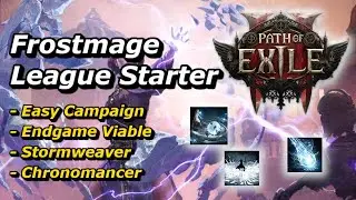 [PoE 2] Ice Nova/Frostbolt Stormweaver/Chronomancer Cast On Crit Comet League Starter Build Guide