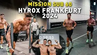 HYROX FRANKFURT 2024 - MISSION SUB 60 inkl. aller Aufteilungen der Workouts