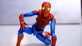 Spiderman Stop Motion - Short Fight with Transformers