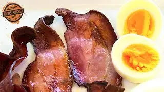 Как приготовить бекон и яйца в аэрофритюрнице