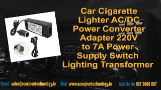 Scorpion Technology - Car Cigarette Lighter AC DC Power Converter