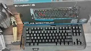 Logitech G410 Atlas Spectrum Keyboard Unboxing Ruby Rock YouTube #20