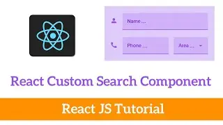 Custom Search Filter Component - React Tutorial