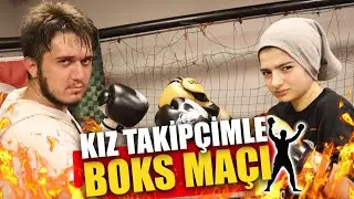 15 YAŞINDAKİ KIZ TAKİPÇİM İLE BOKS MAÇI !