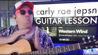How To Play Western Wind - Carly Rae Jepsen Guitar Tutorial (Beginner Lesson!)