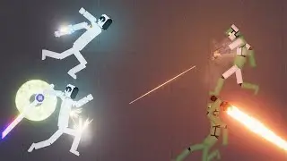DUBSTEP MOD #8: Dubstep Robot vs Bio Droids - People Playground 1.21.3