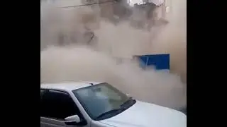 Building collapses into excavation next to