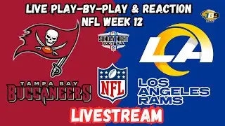 NFL: Tampa Bay Buccaneers at Los Angeles Rams | Week 12 | LIVESTREAM | LIVE Play-By-Play & Reaction