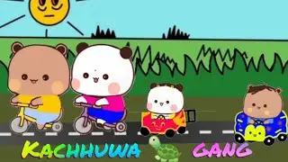 the turtle 🐢 gang || peach goma n kids stories || cute lesson bubuanddudu stories