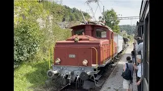 DVZO Ee 3/3 mit Museumszug in B&auml;retswil