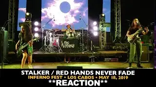 Musicians REACT to The Warning: Stalker, Red Hands Never Fade (Inferno Fest May 18 2019)