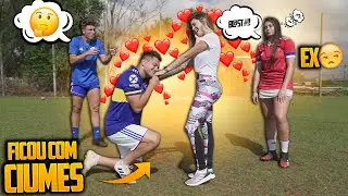 ELE FEZ A EX SENTIR MUITO CIÚMES NO DESAFIO DE FUTEBOL!!