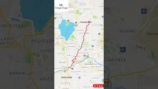 Hyd city bus route 1 |secunderabad to Afzalgunj |#hyderabad #travel #secunderabad #rtc #news #map